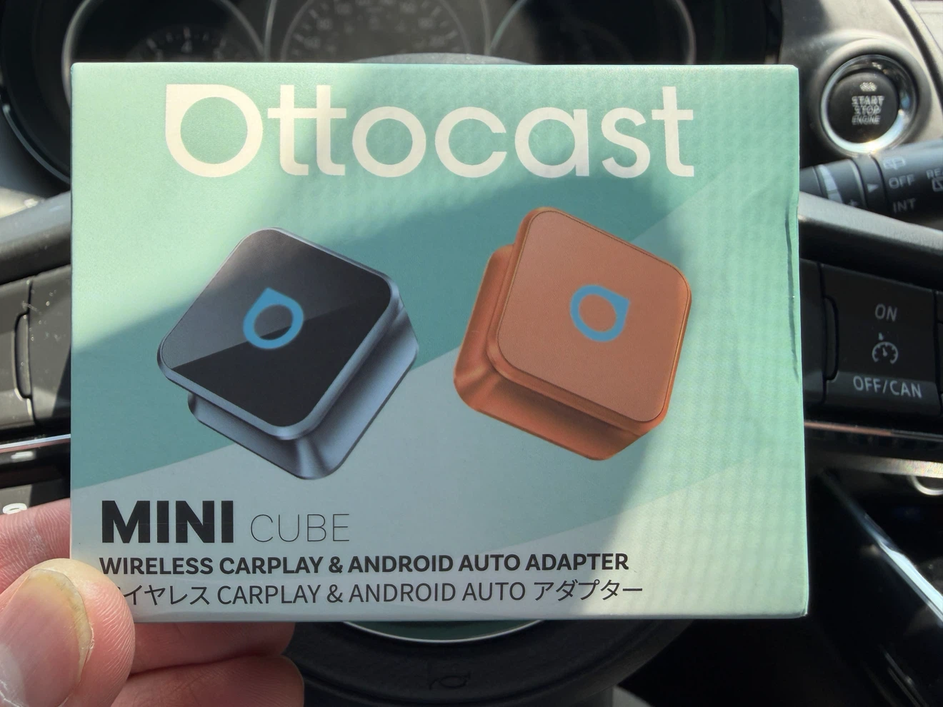 Ottocast MINI CUBE Wireless CarPlay & Android Auto Adapter