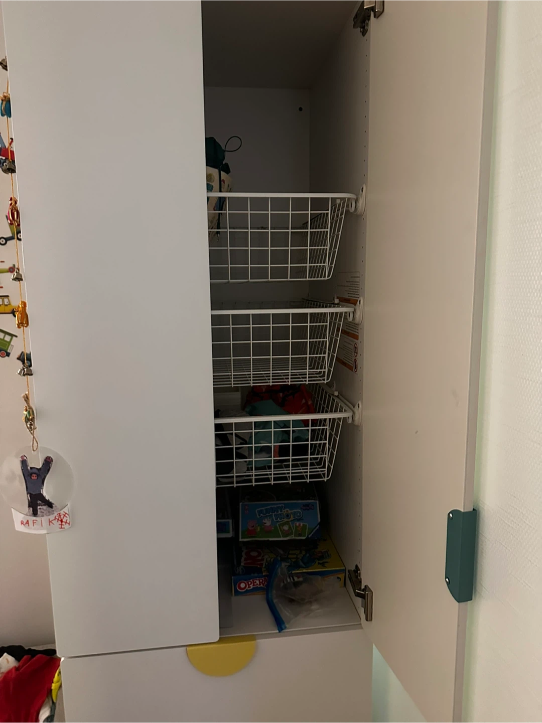 IKEA SMASTAD White Wardrobe with Drawers - photo 2