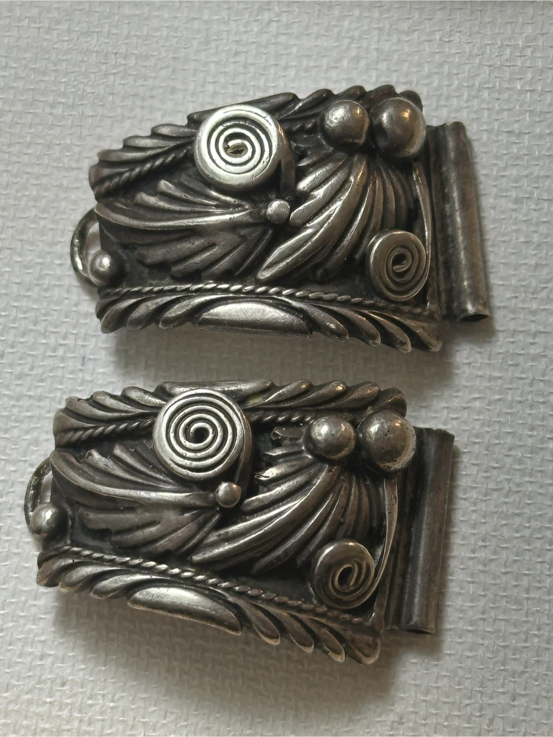 Vintage Sterling Silver Southwestern Watch Tips