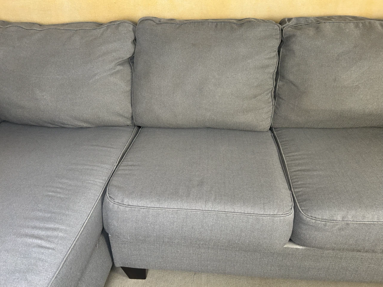 DELIVERY AVAILABLE! GREY FABRIC SECTIONAL SOFA FOR $350! - photo 4