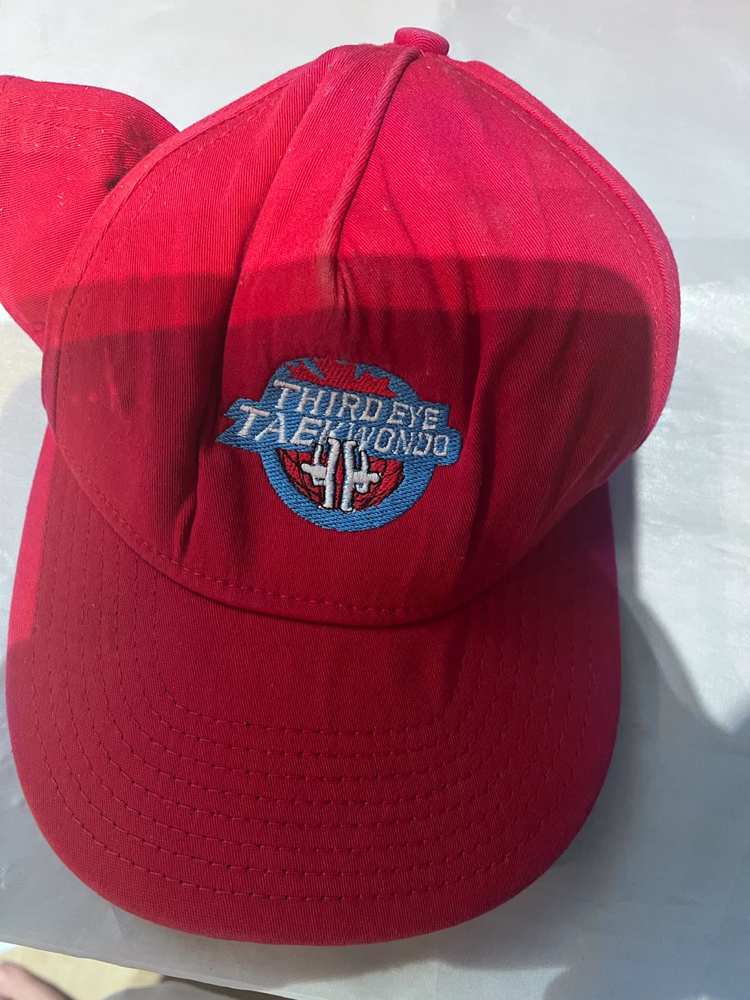 Red Third Eye Taekwondo Baseball Cap
