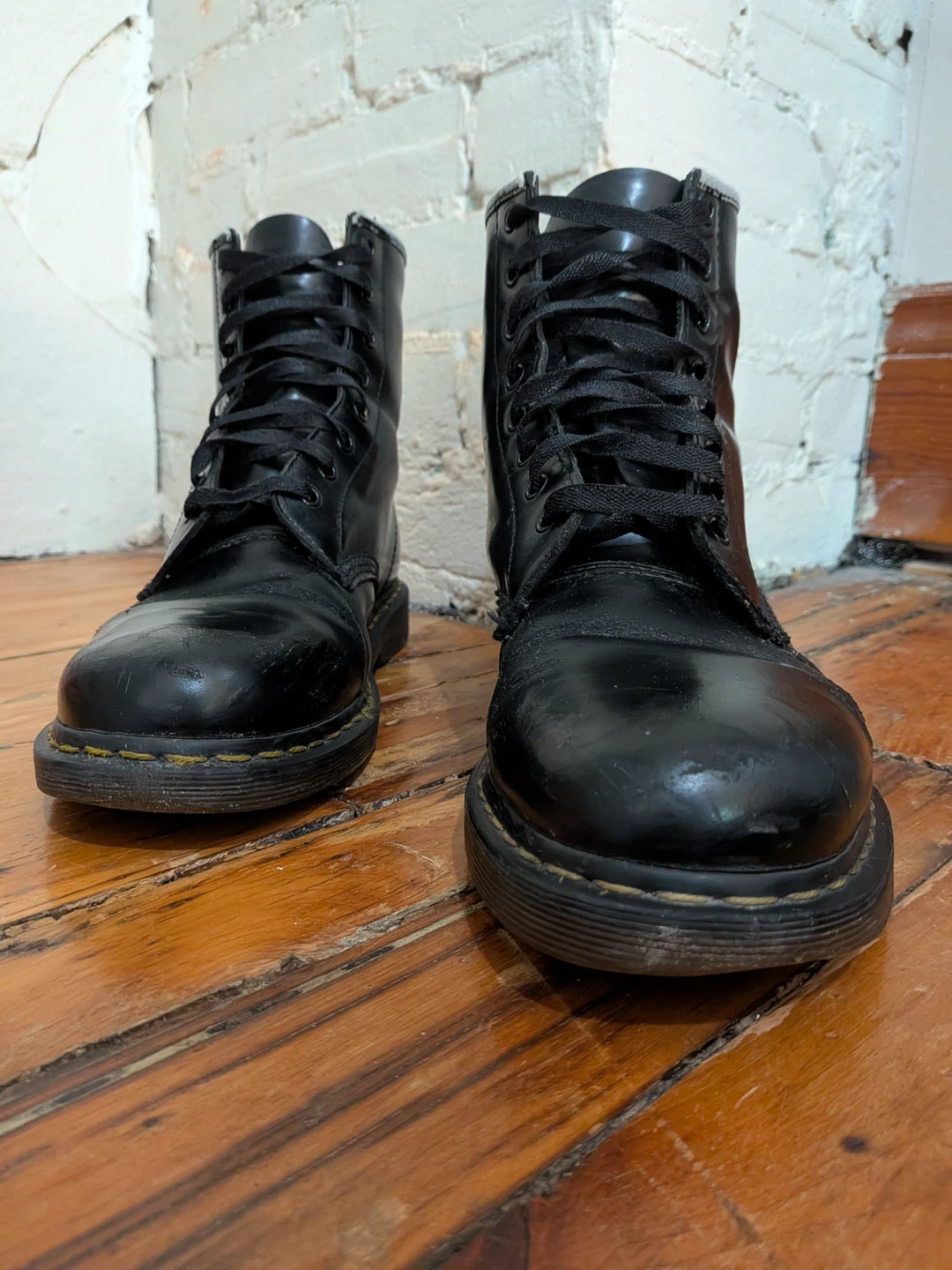 Dr. Martens Black Leather Boots size 11