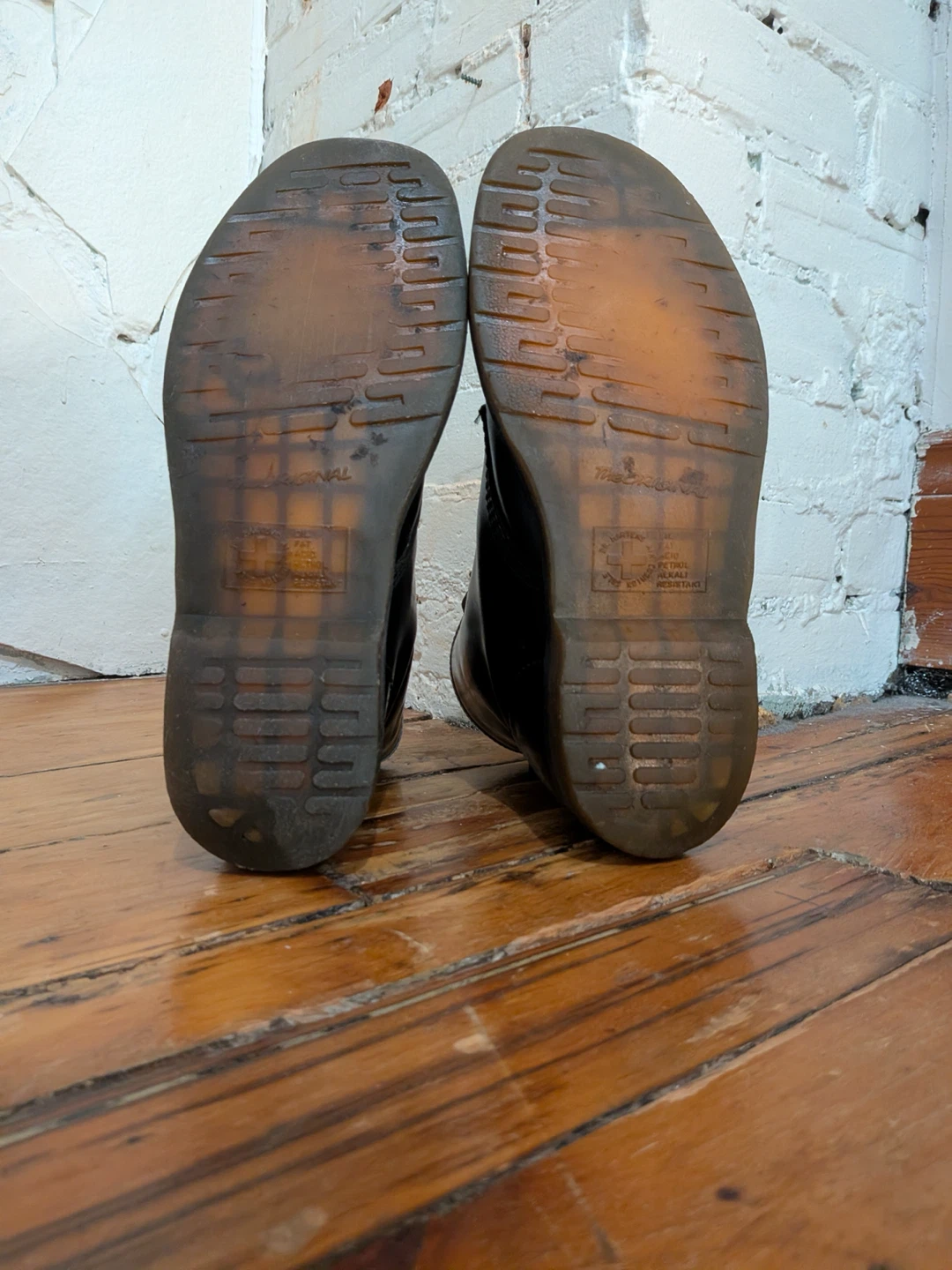 Dr. Martens Black Leather Boots size 11 - photo 4