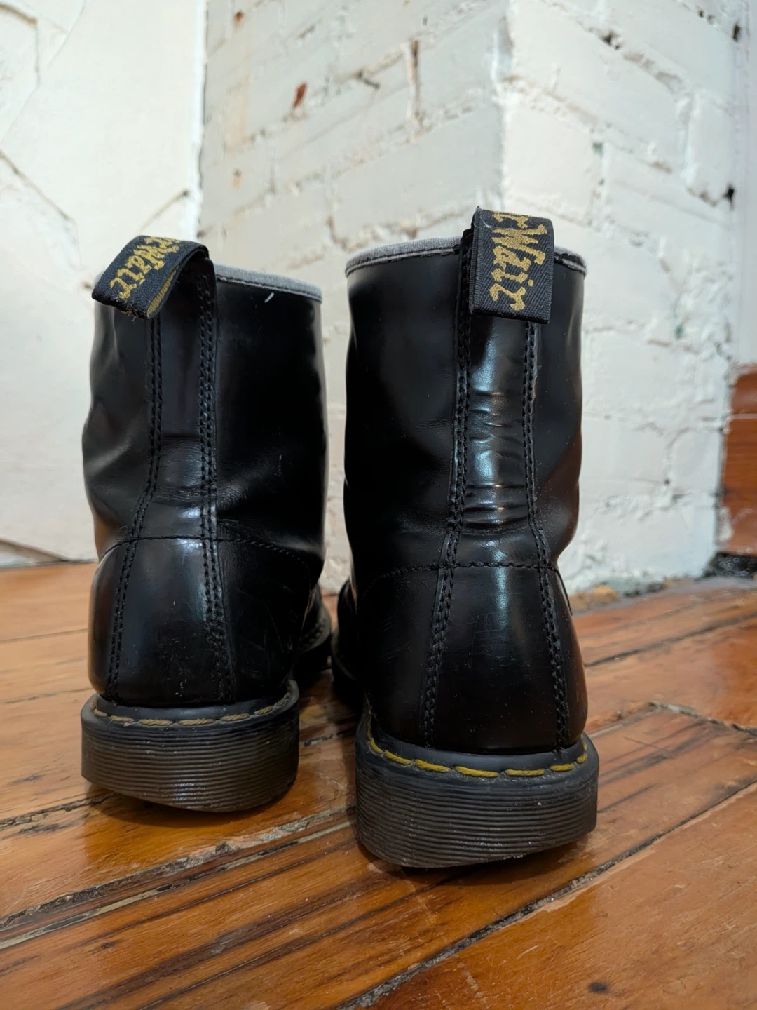 Dr. Martens Black Leather Boots size 11 - photo 5