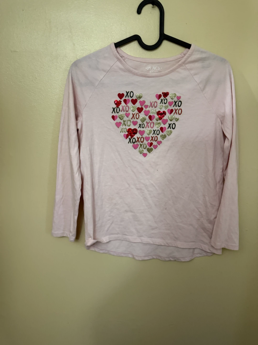 The Children's Place Long Sleeve Hearts Shirt