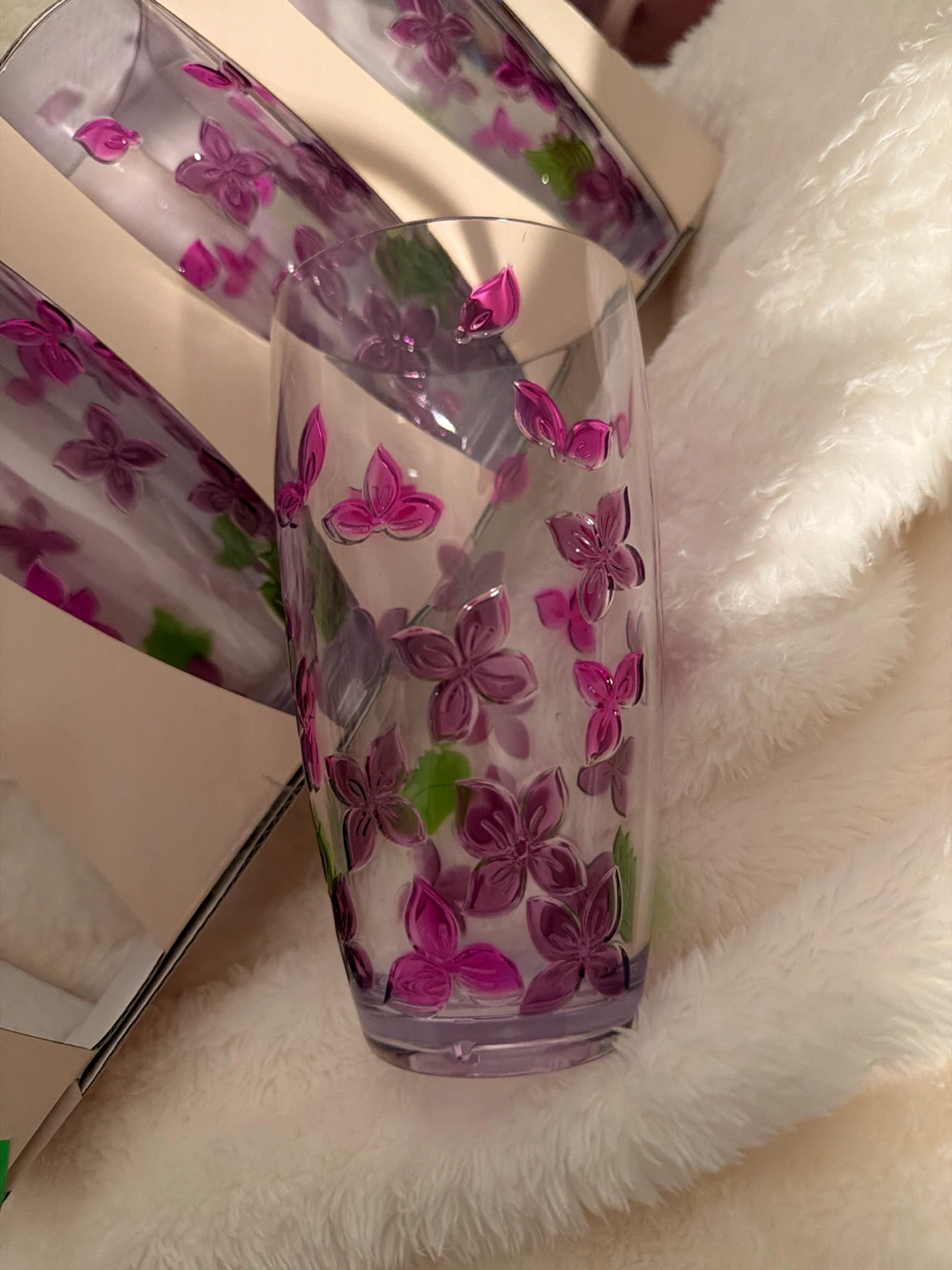 Set of 4 Floral Tumblers - photo 2