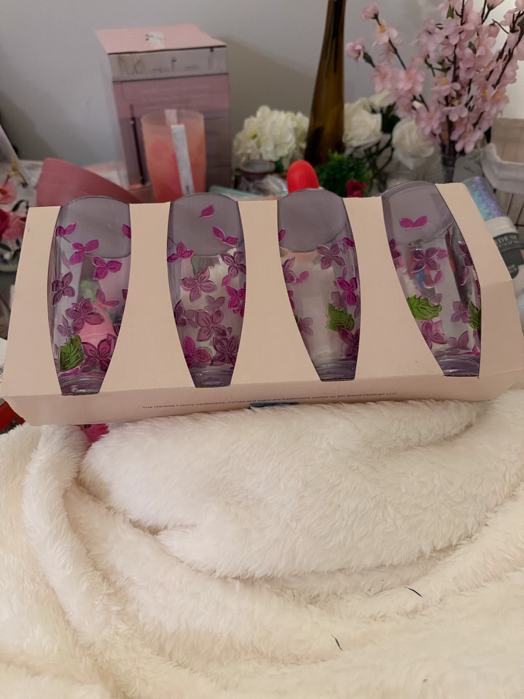 Set of 4 Floral Tumblers - photo 3