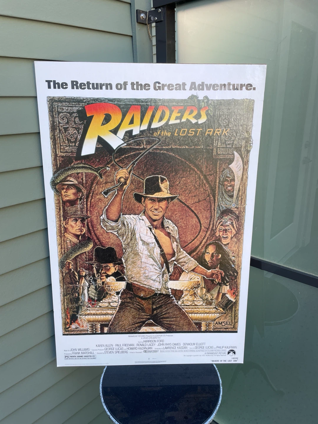 Raiders of the Lost Ark 1994 poster board  Print - photo 2