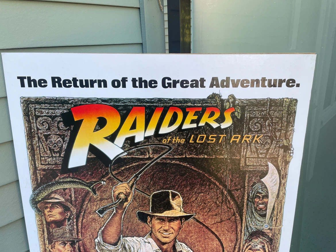 Raiders of the Lost Ark 1994 poster board  Print - photo 3