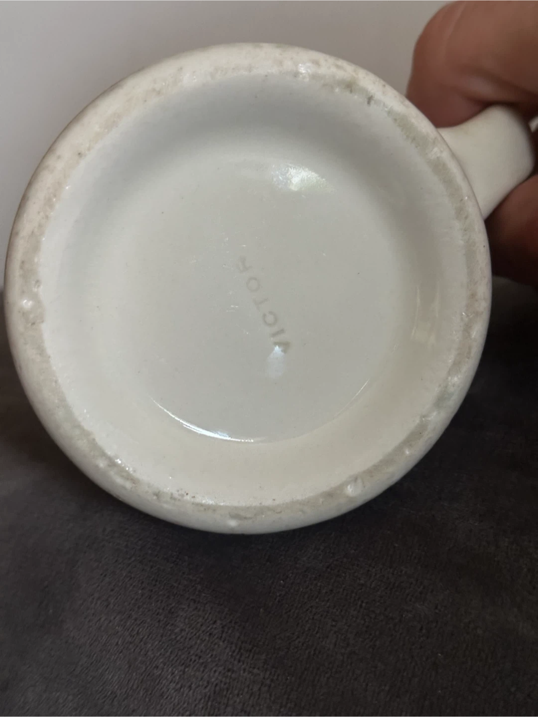 Vintage Victor NY Heavy Ceramic Diner Mug Excellent - photo 5