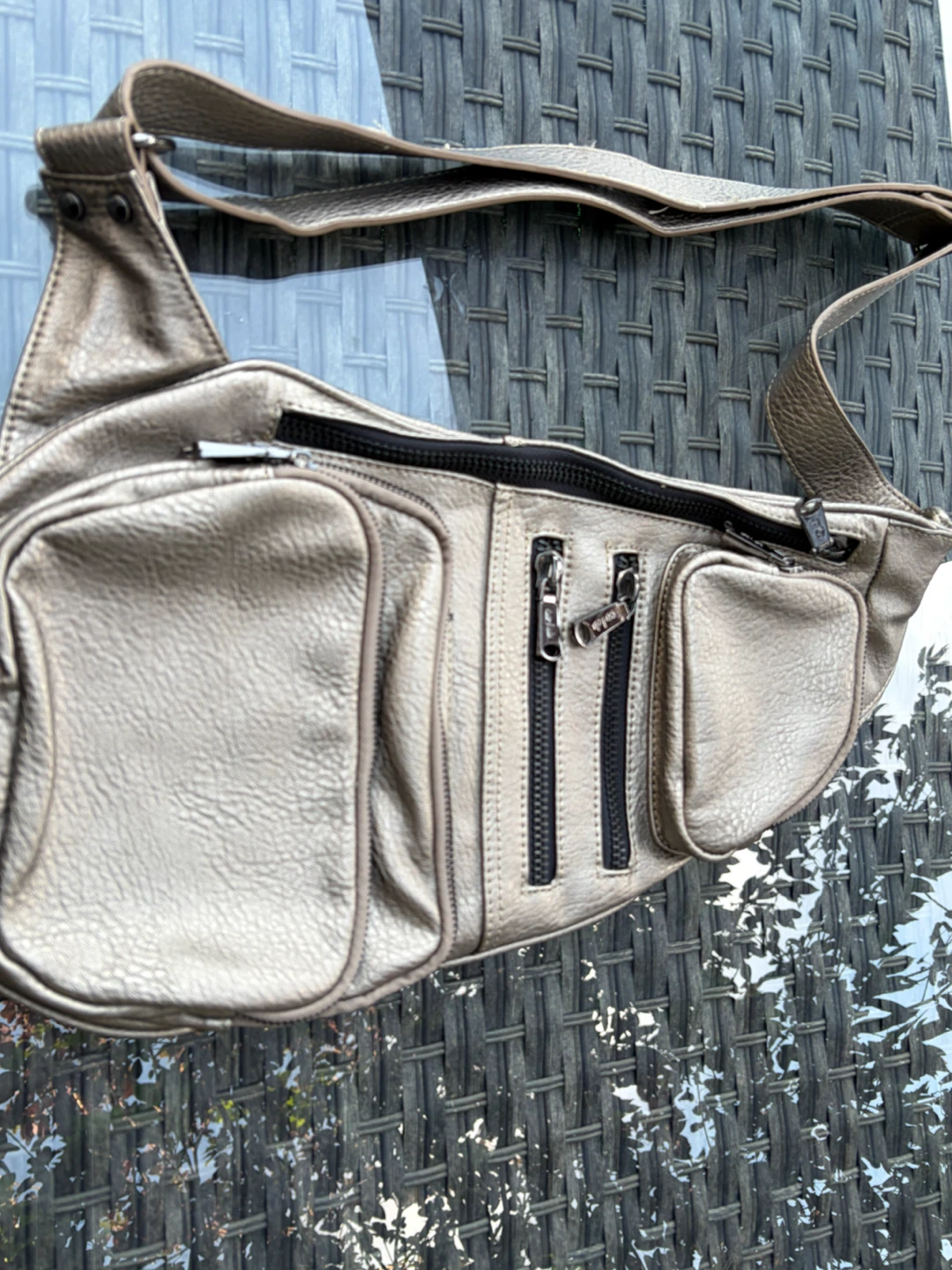 White Gold Shoulder Bag