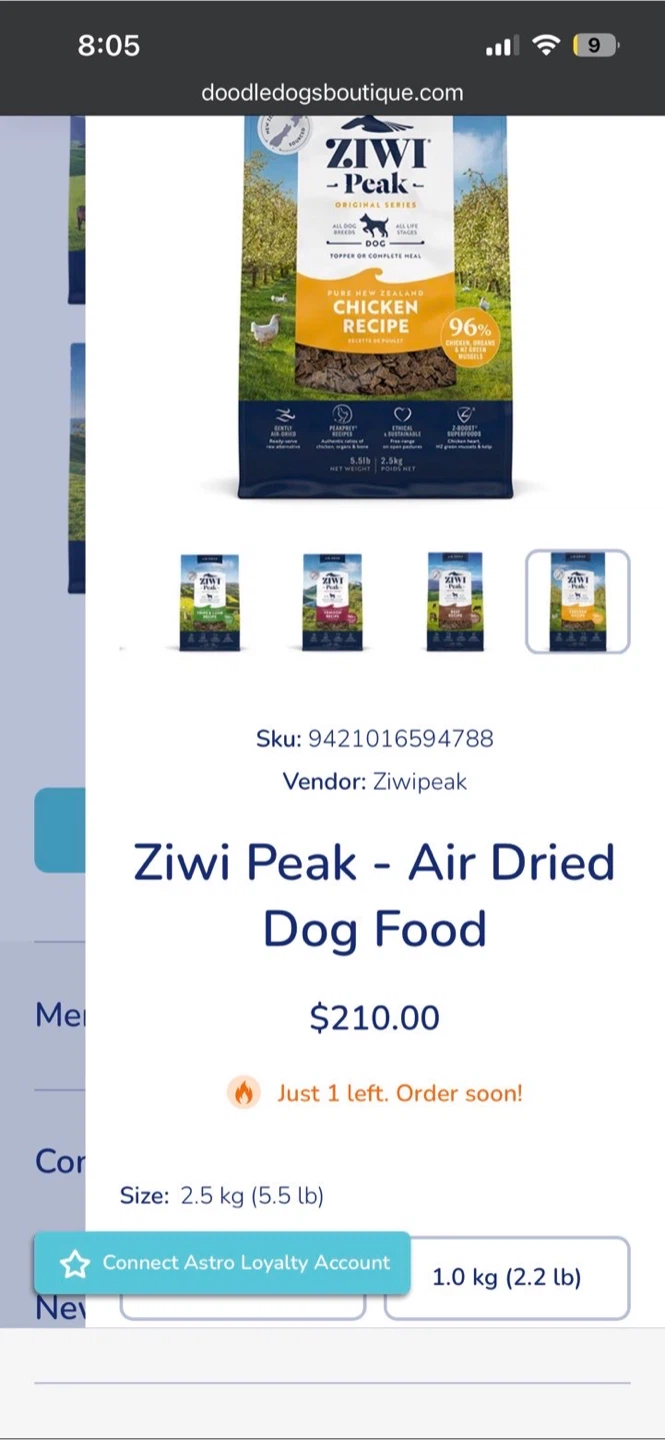 Ziwi peak dog food - photo 3