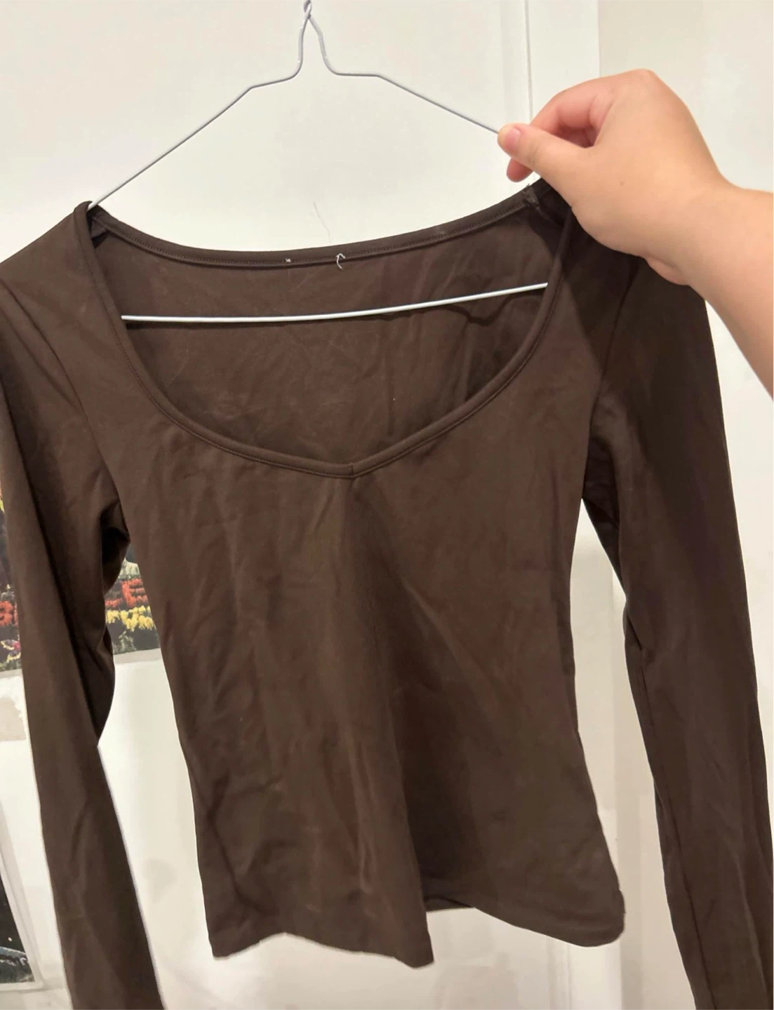 Garage Brown Long Sleeve Top