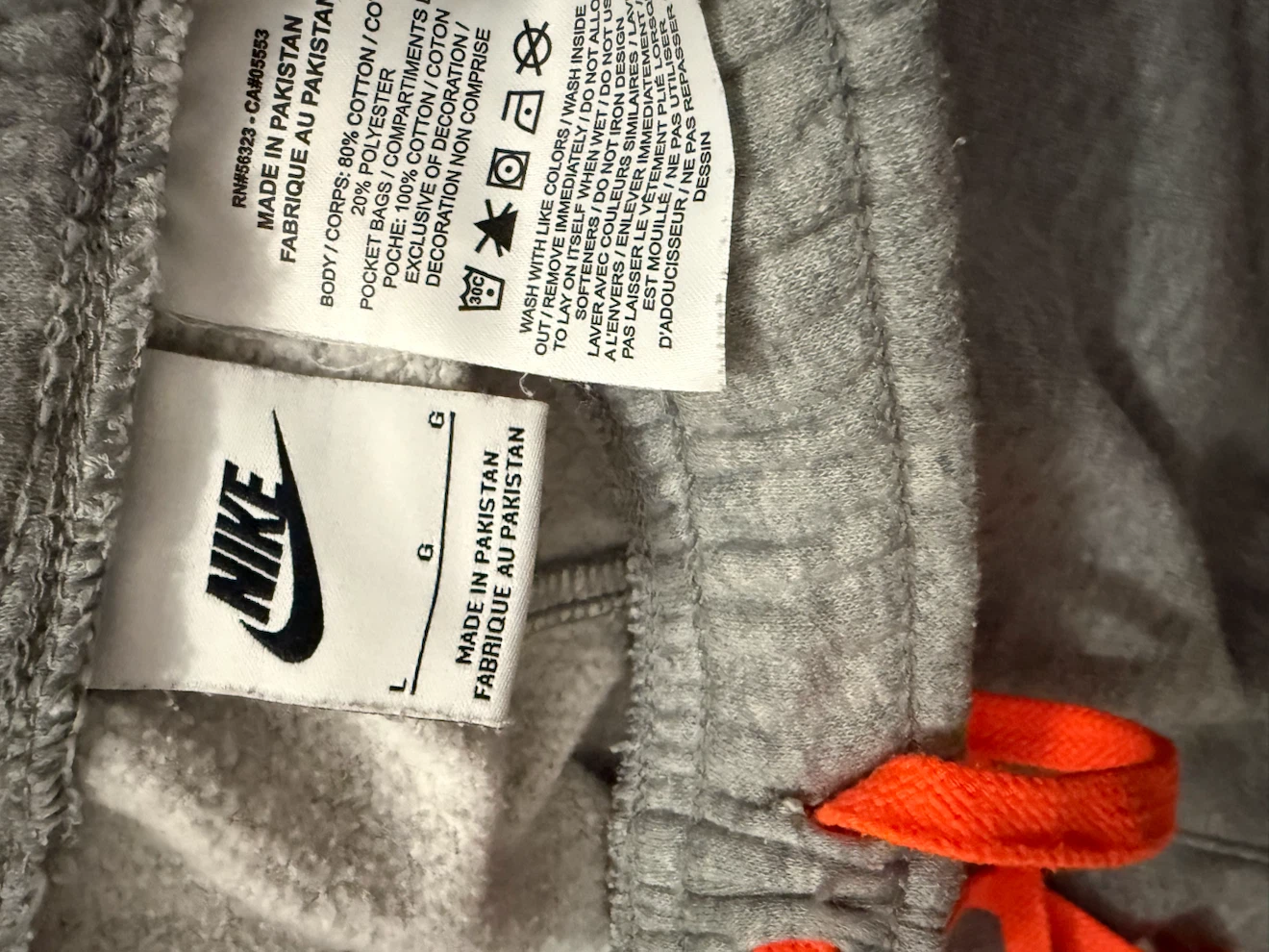 Nike Hoodie and Sweatpants Set size L   Red S - photo 4