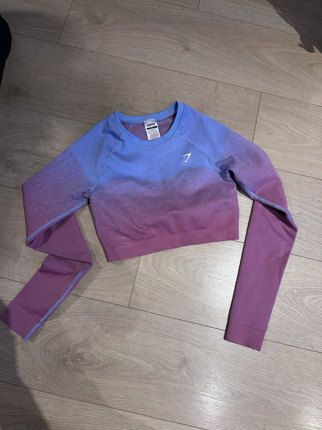 Gymshark Cropped Long Sleeve Top Size S