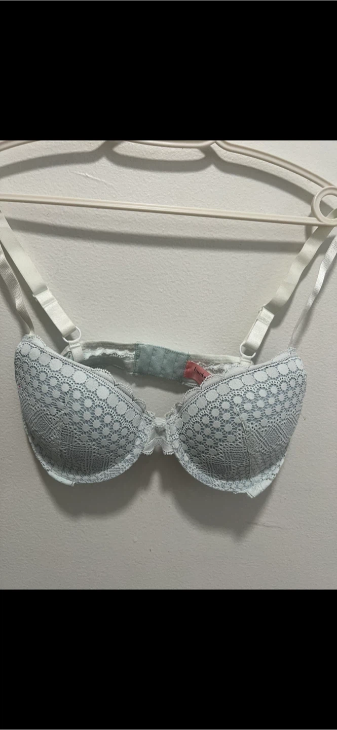 White Lace Bra