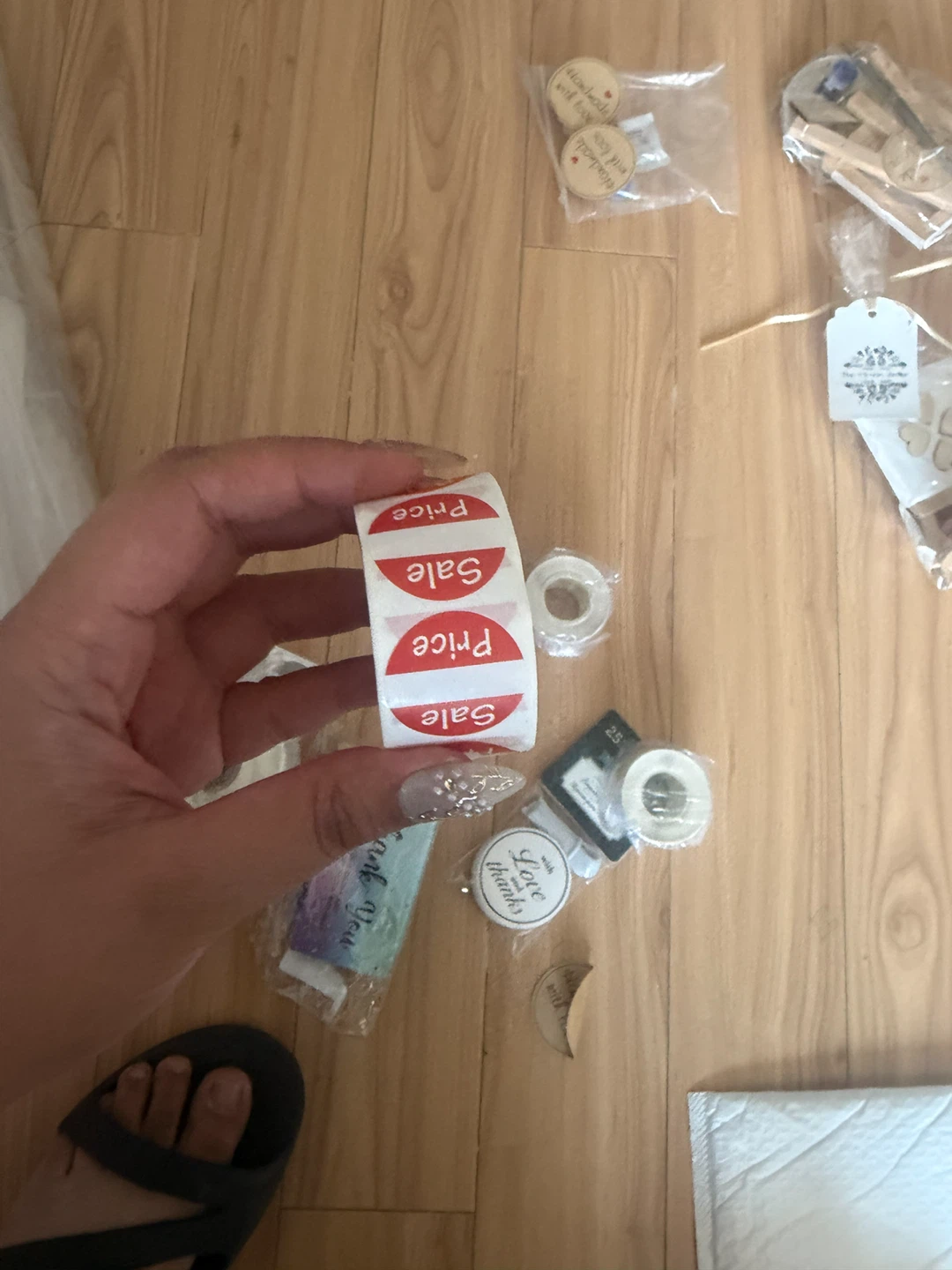 Roll of Sale Price Stickers