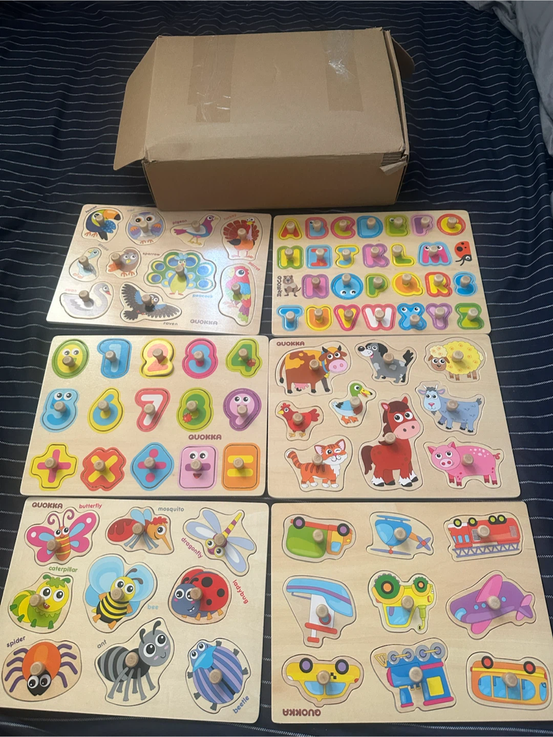 Brand new QUOKKA Wooden Puzzles Set