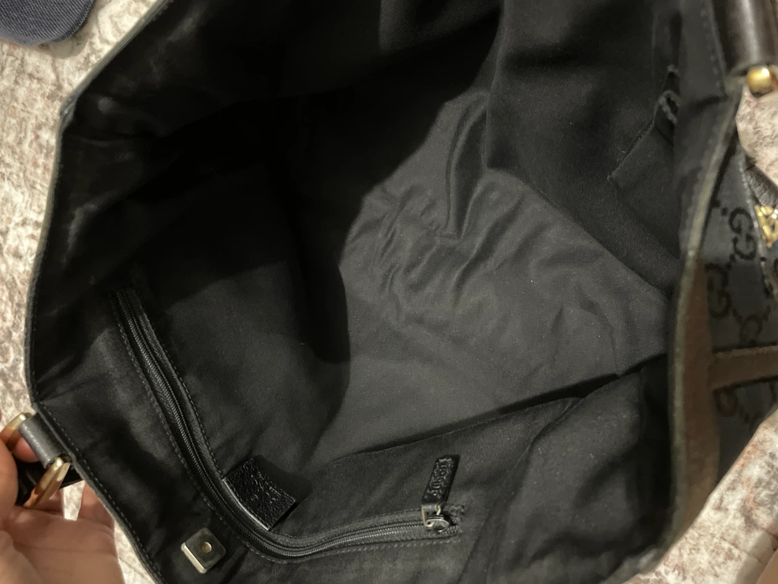 Gucci Abby Canvas Tote Bag (Auth.) - photo 2