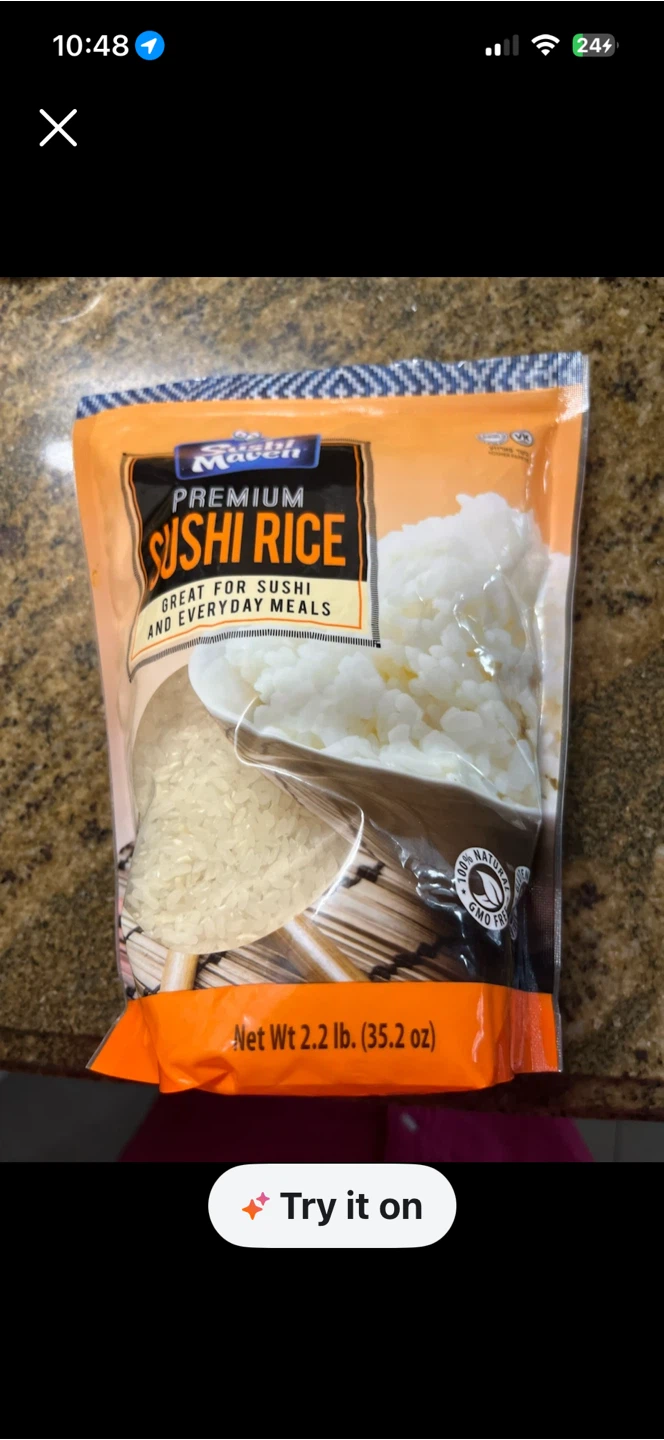Opened bag Sushi Maven Premium Sushi Rice - 2.2 lb