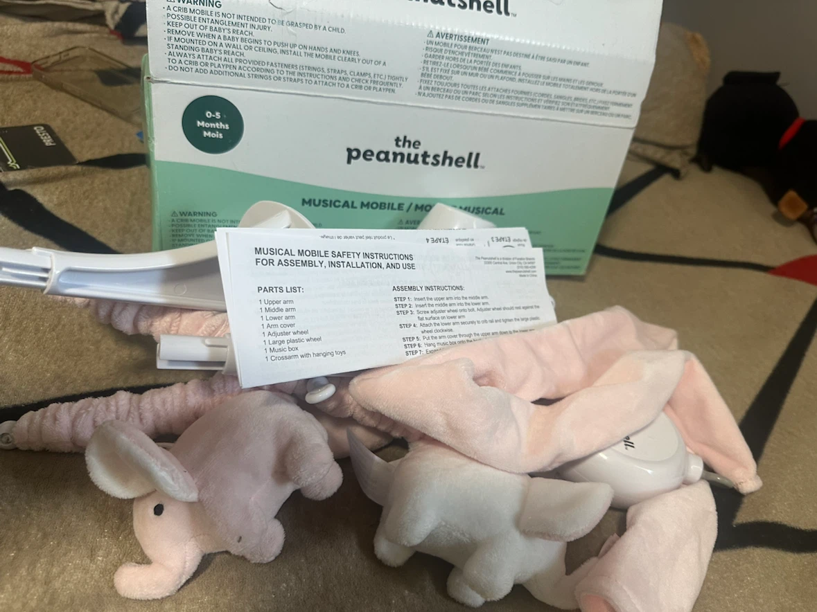 The brand new Peanutshell Musical Crib Mobile - photo 2