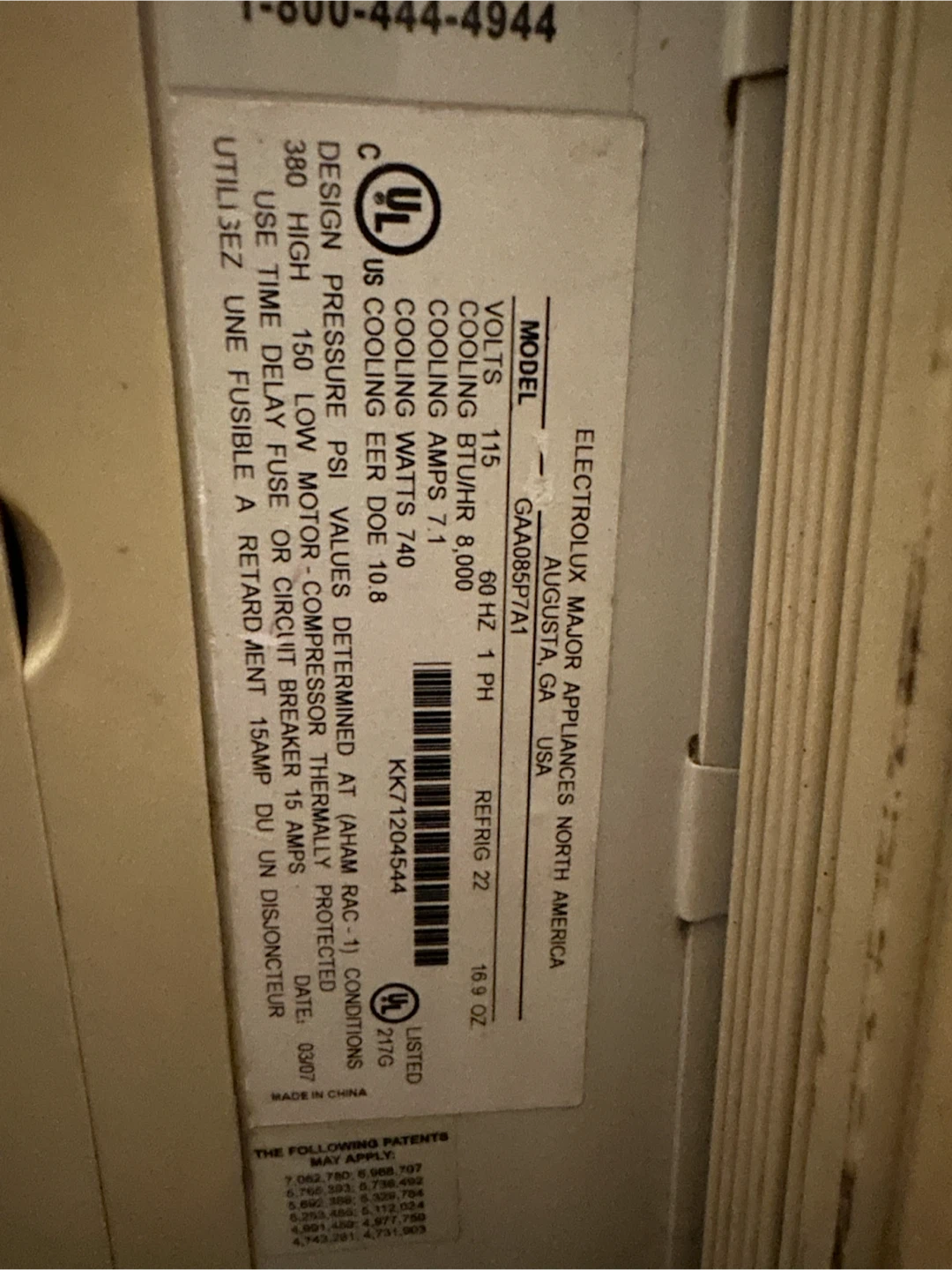 Gibson Window Air Conditioner 8kbtu - photo 3