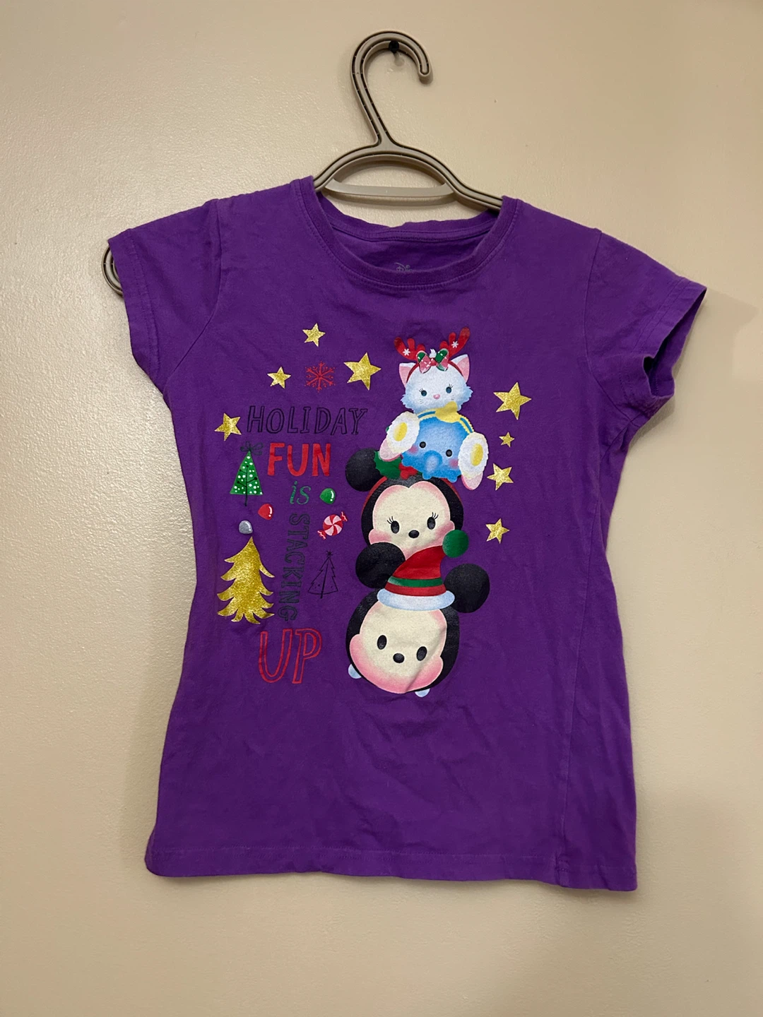 Disney Tsum Tsum Girl Purple T-Shirt