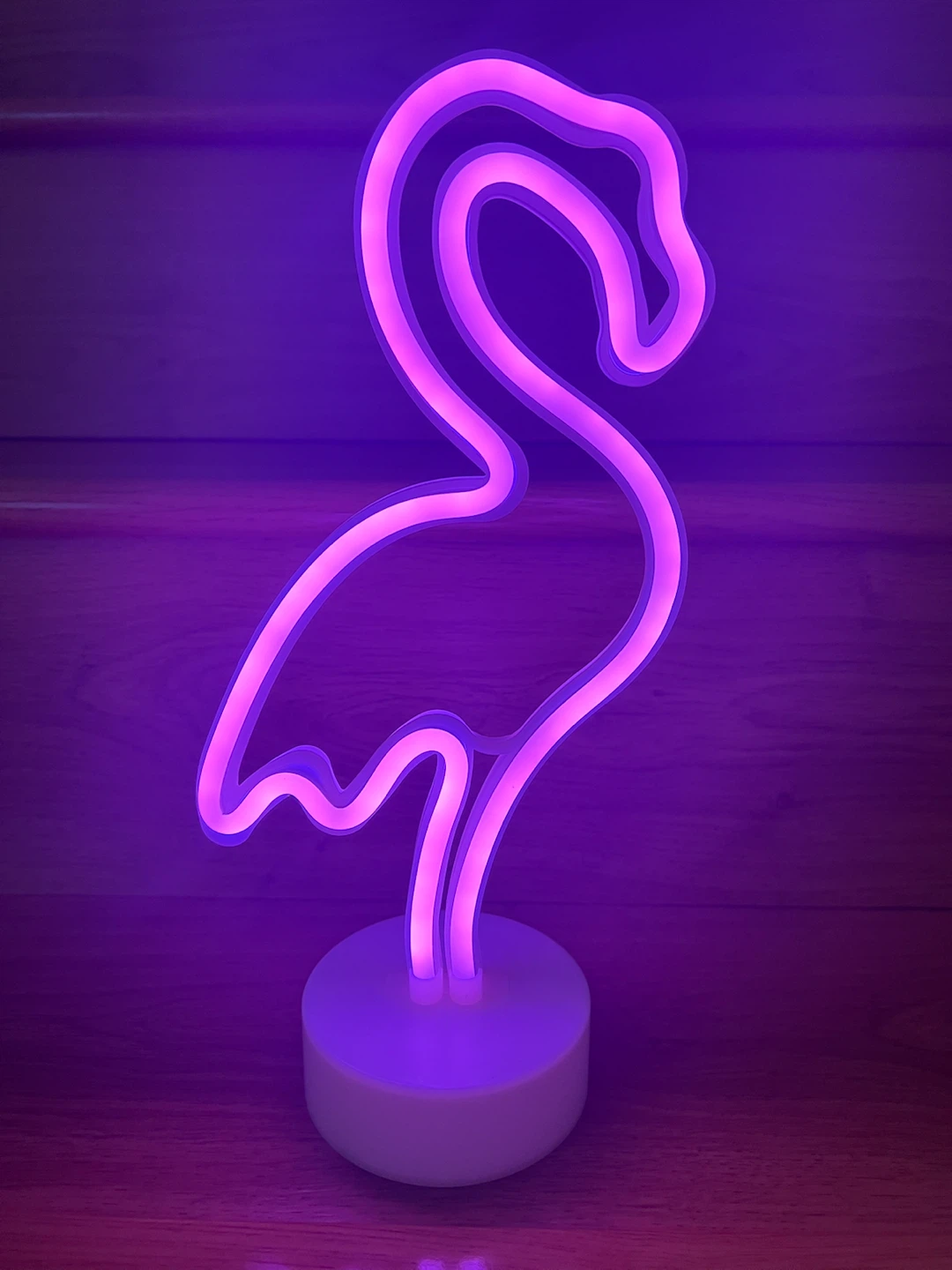 Pink Flamingo Neon Desk Lamp