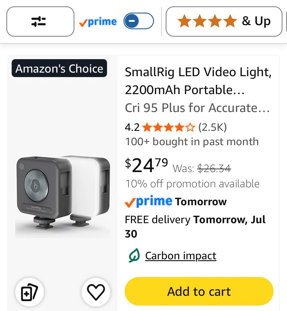 SmallRig LED Video Light