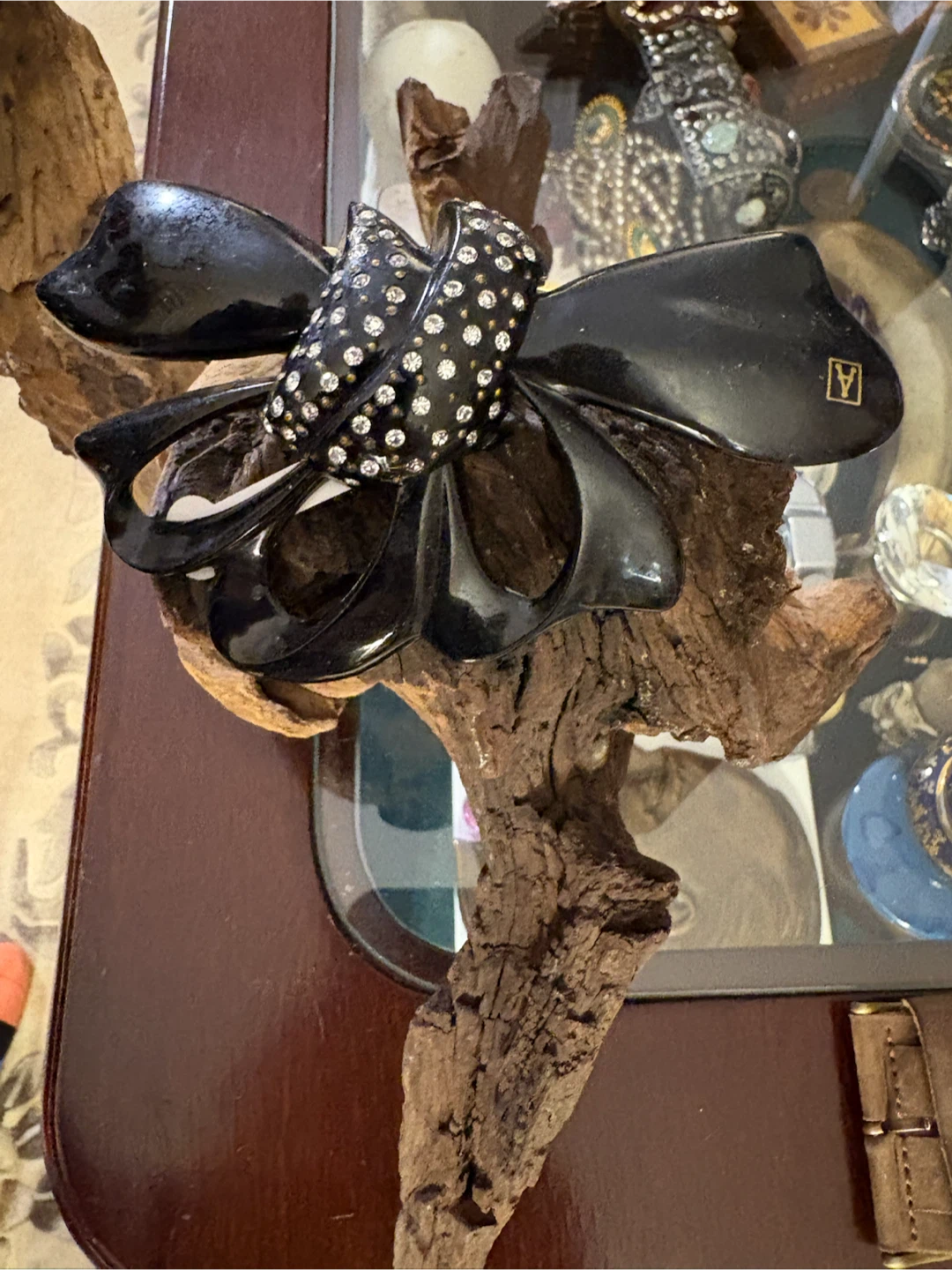 VCA Black Bow Barrette  with Rhinestones - photo 2