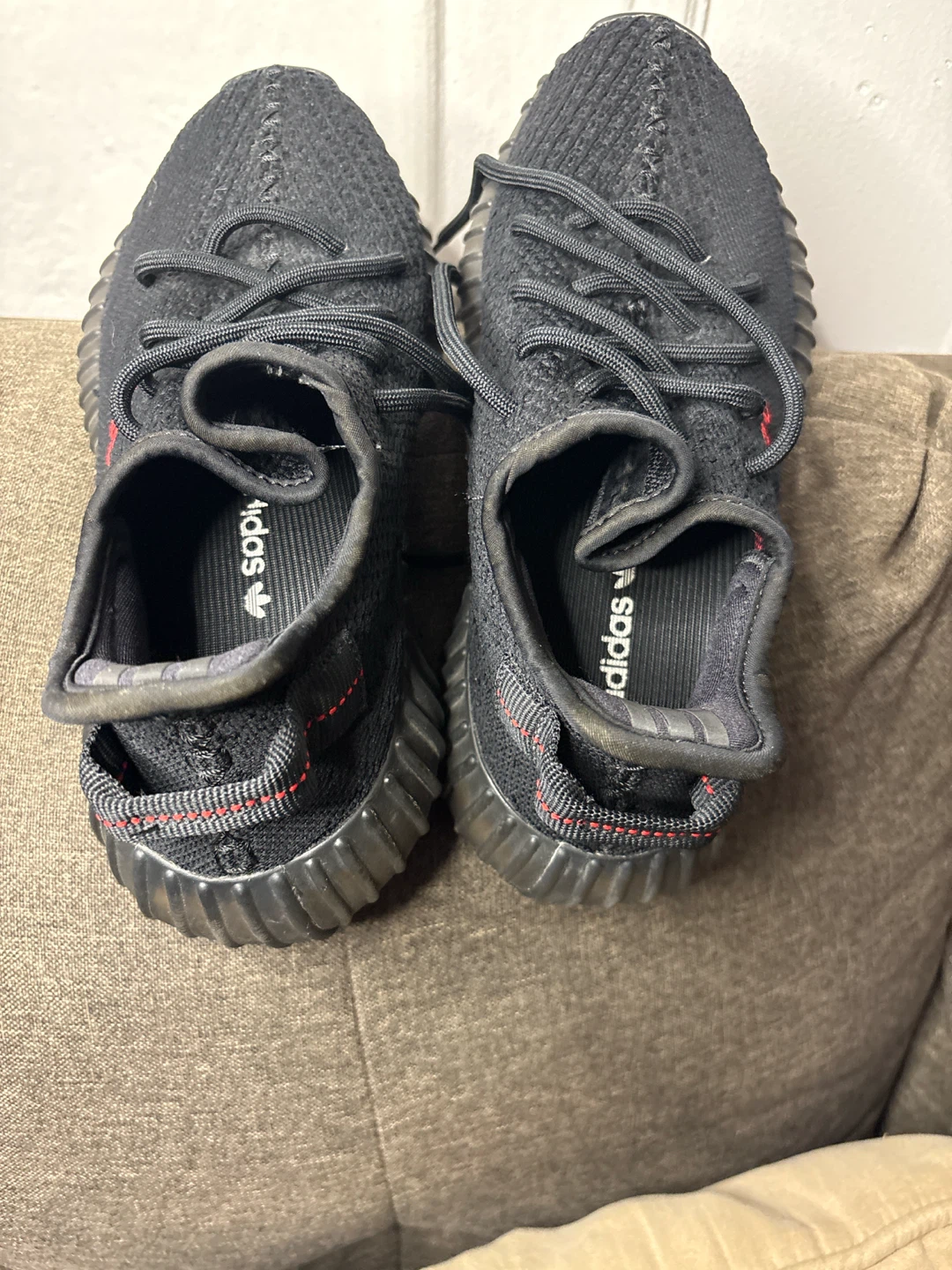 Adidas Yeezy Boost 350 V2 Core Black Red - photo 3