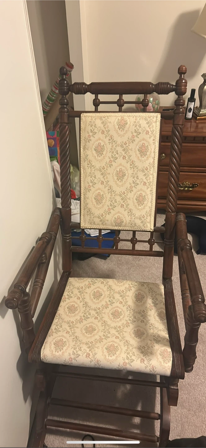 Antique Wooden Rocking Chair