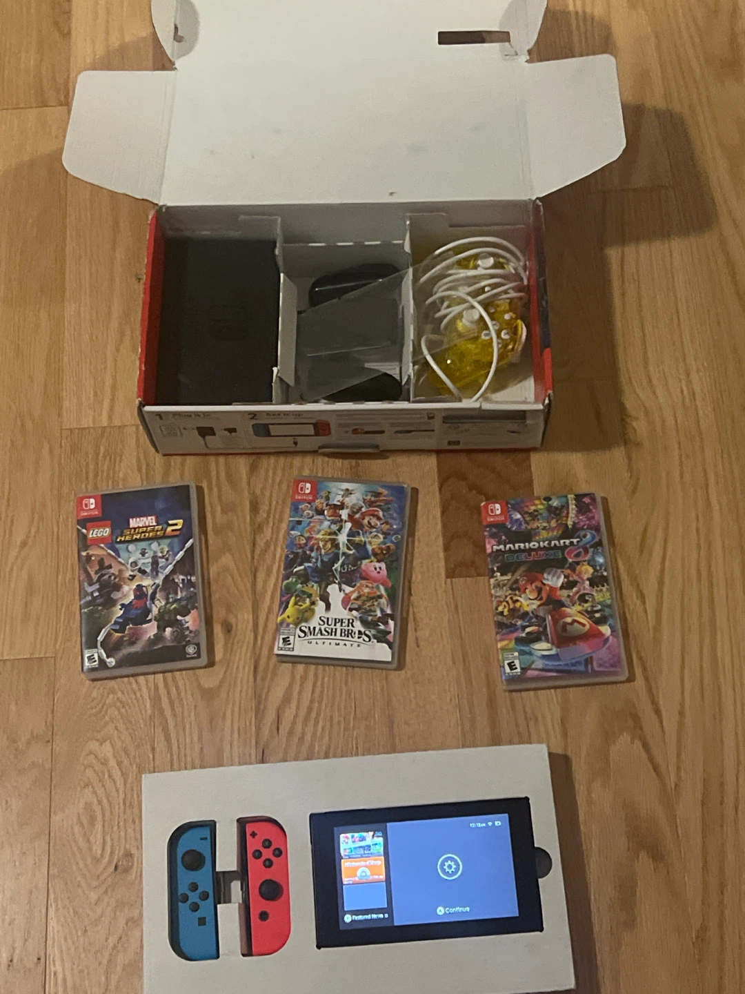 Nintendo Switch Console with Games