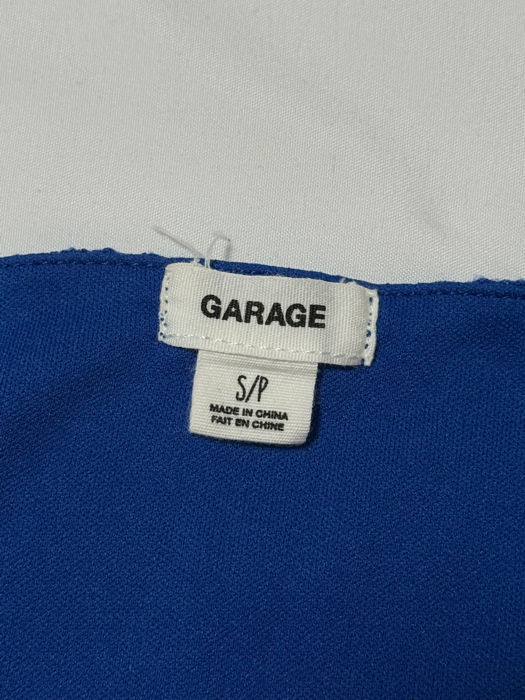 Garage Blue Lace Peplum Camisole - photo 3