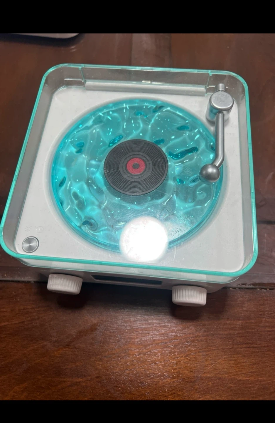 Retro Record Player Bluetooth Speaker with LED Lights
