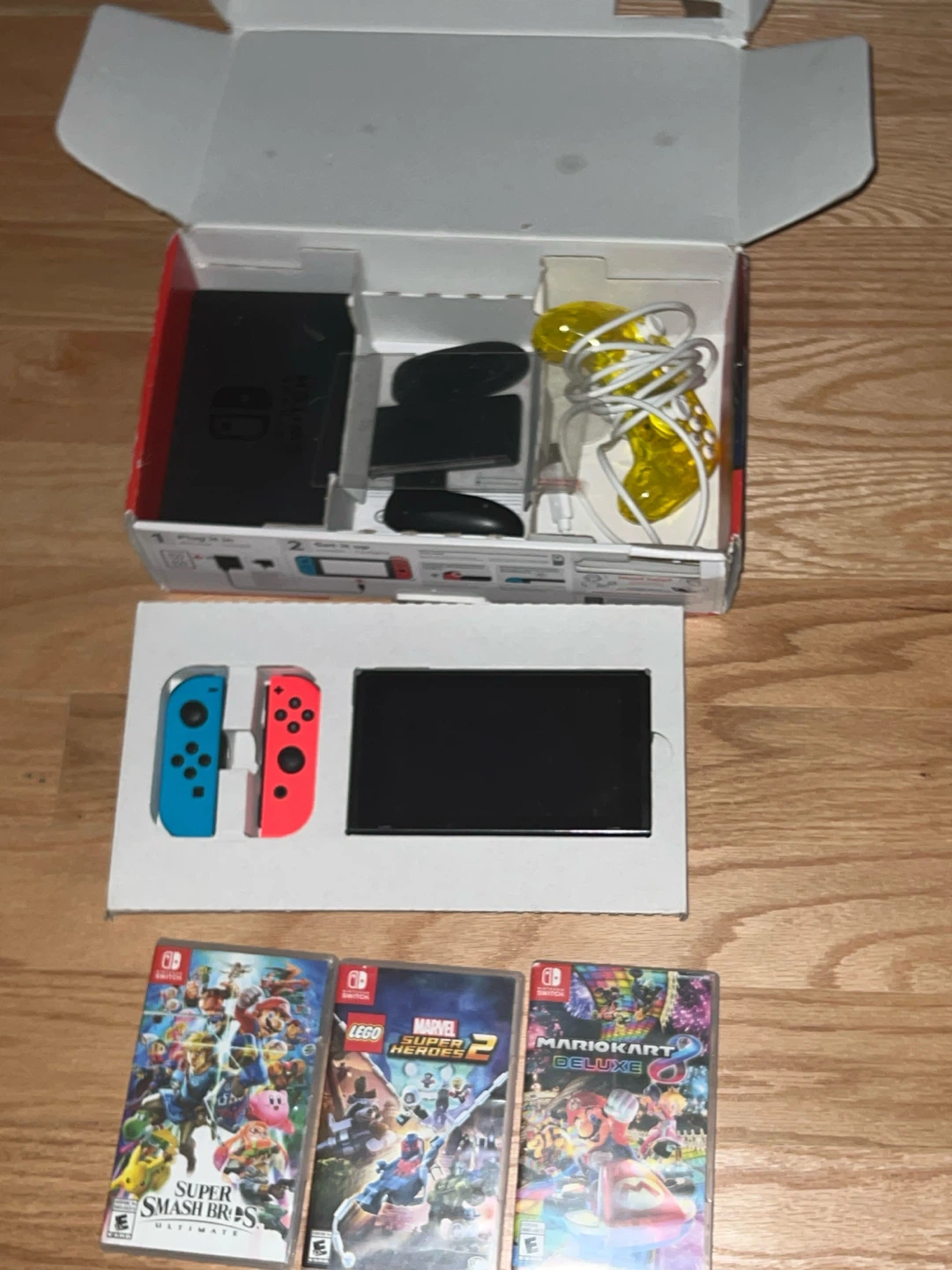 Nintendo Switch Console with Games - photo 5