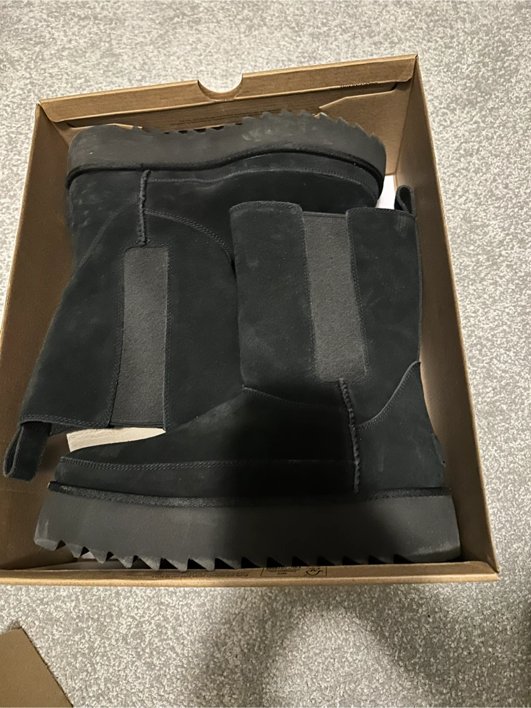 UGG Black Suede Platform Boots - photo 2