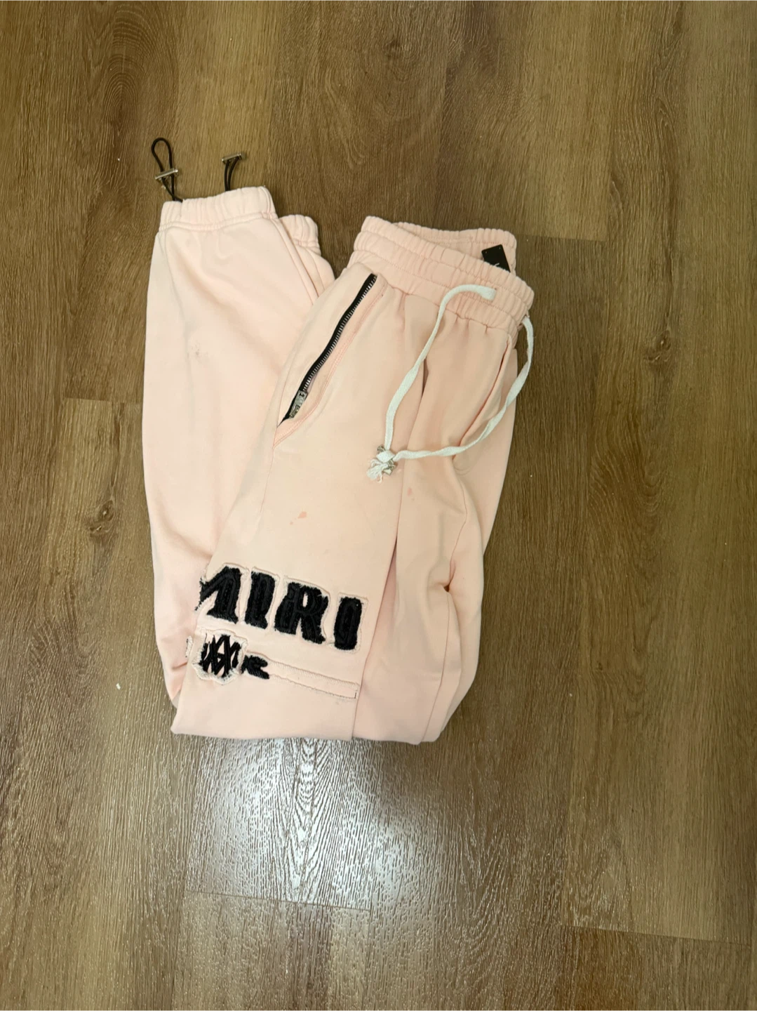 AMIRI Pink Hoodie and Sweatpants Set - photo 3