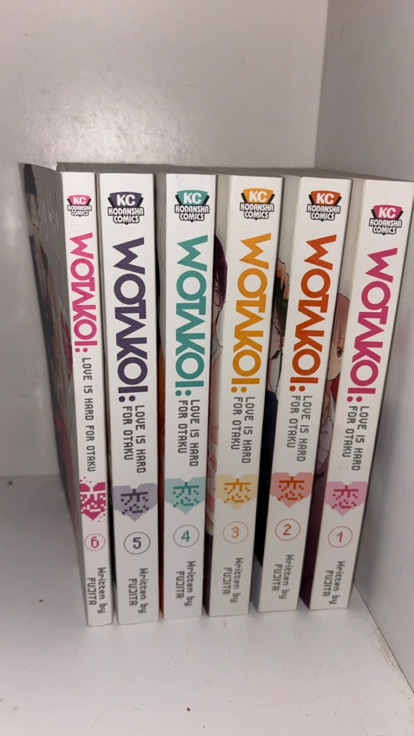 WOTAKOI: Love Is Hard for Otaku Complete Manga Set (Vol. 1–6)