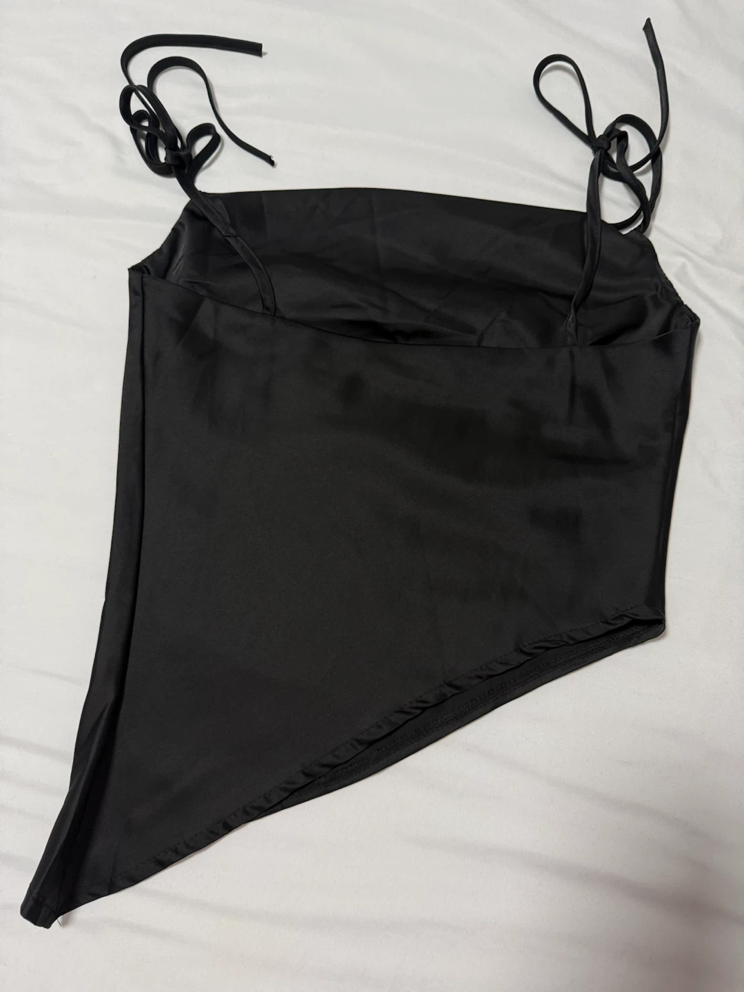 Black Asymmetrical Cami Top - photo 2