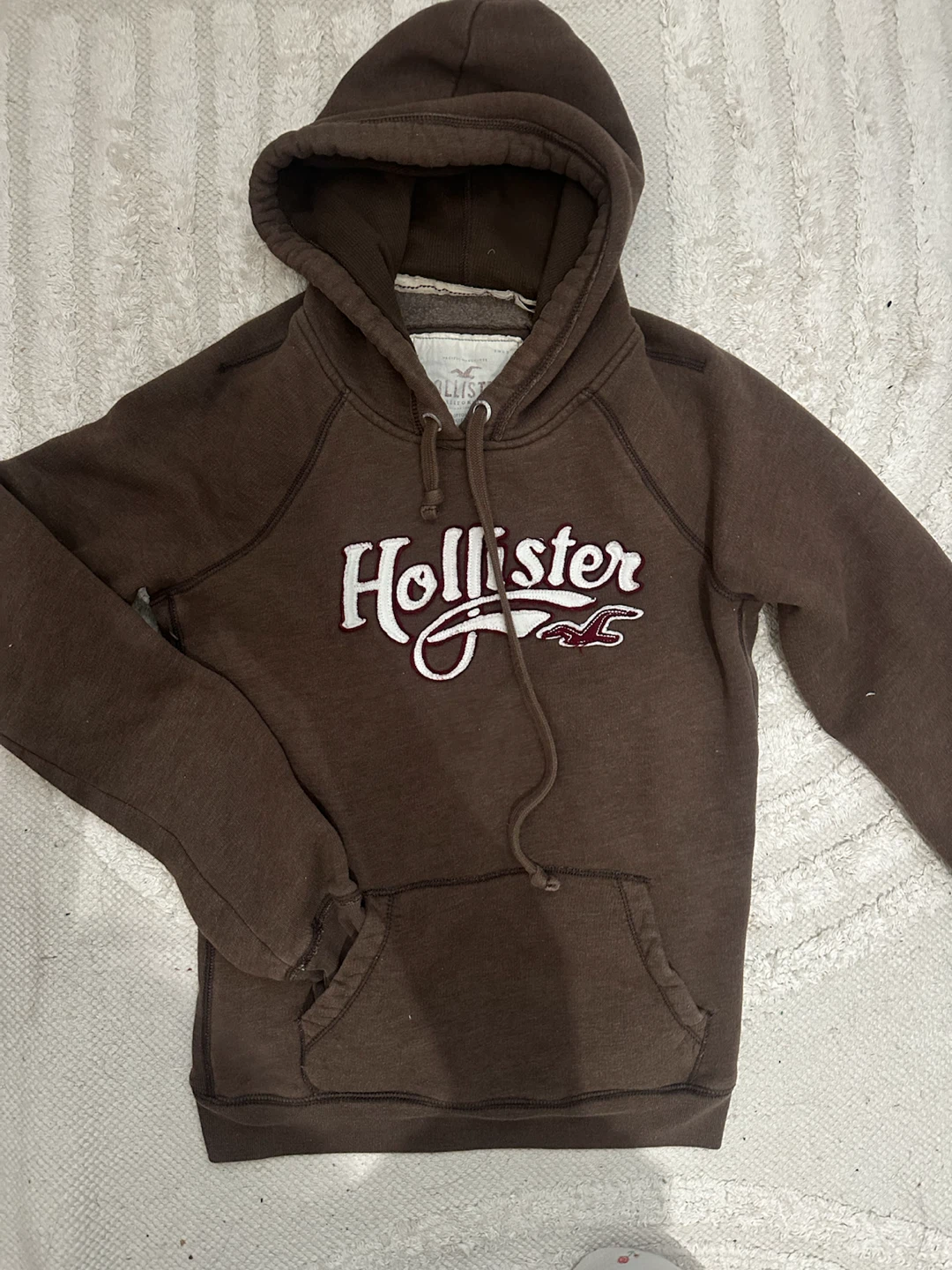 brown vintage Hollister hoodie