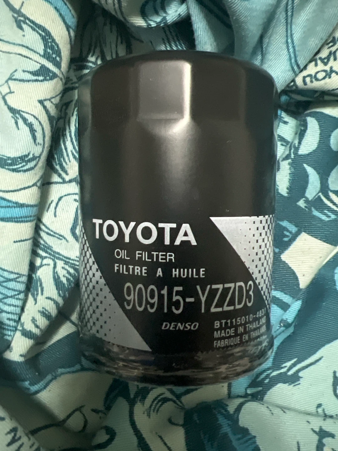 Toyota Oil Filter 90915-YZZD3       OEM filter original - photo 2