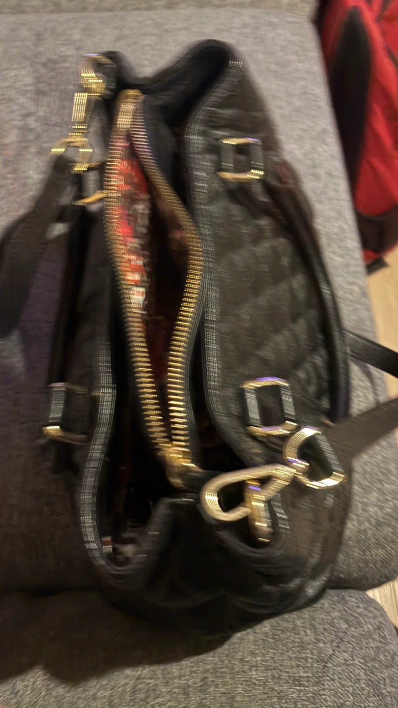 Vera Bradley Black Quilted Satchel Handbag - photo 3