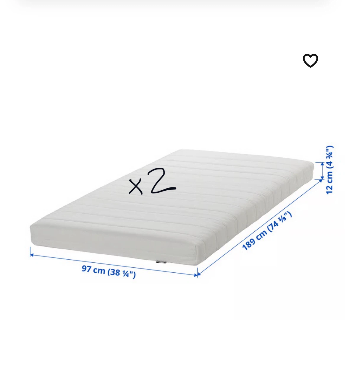 Twin Bed Frame with Mattress - photo 3