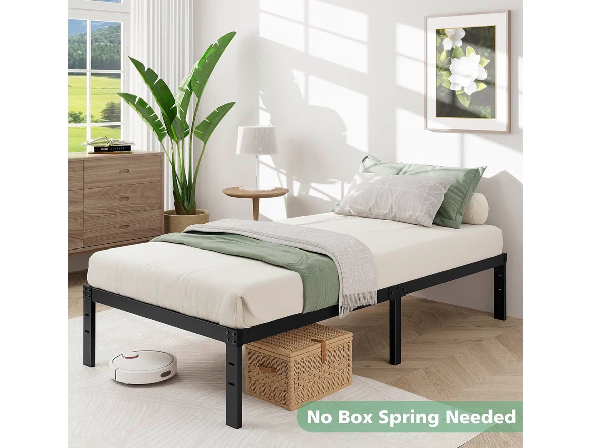Twin Bed Frame with Mattress