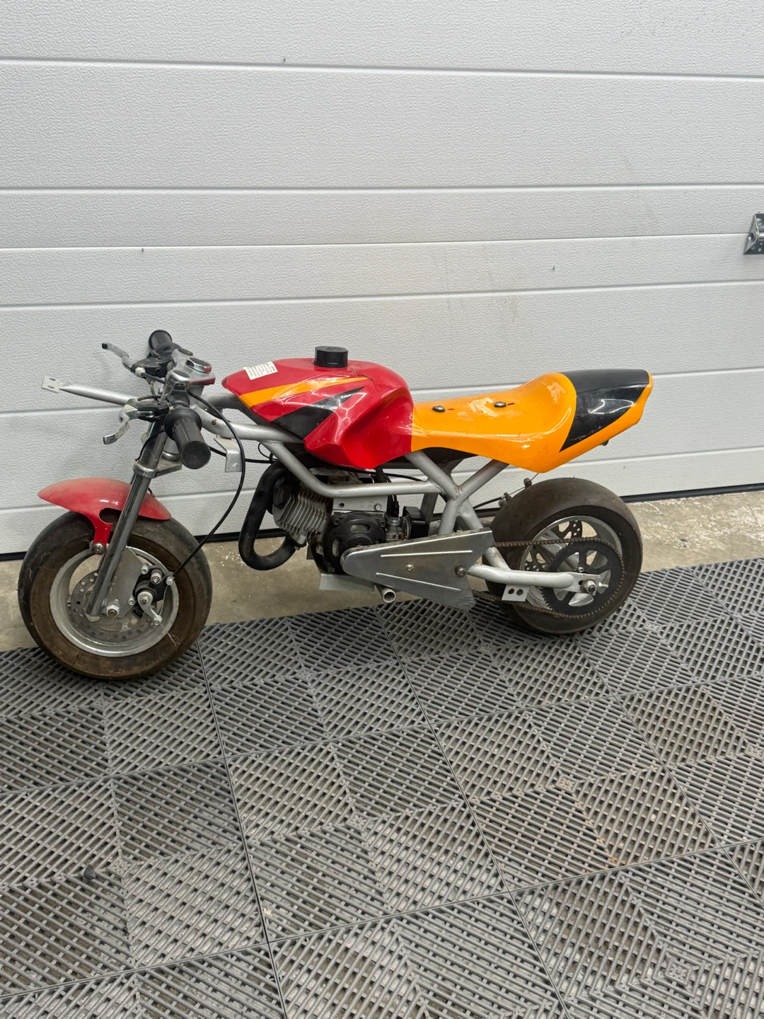Red and Orange Pocket Bike