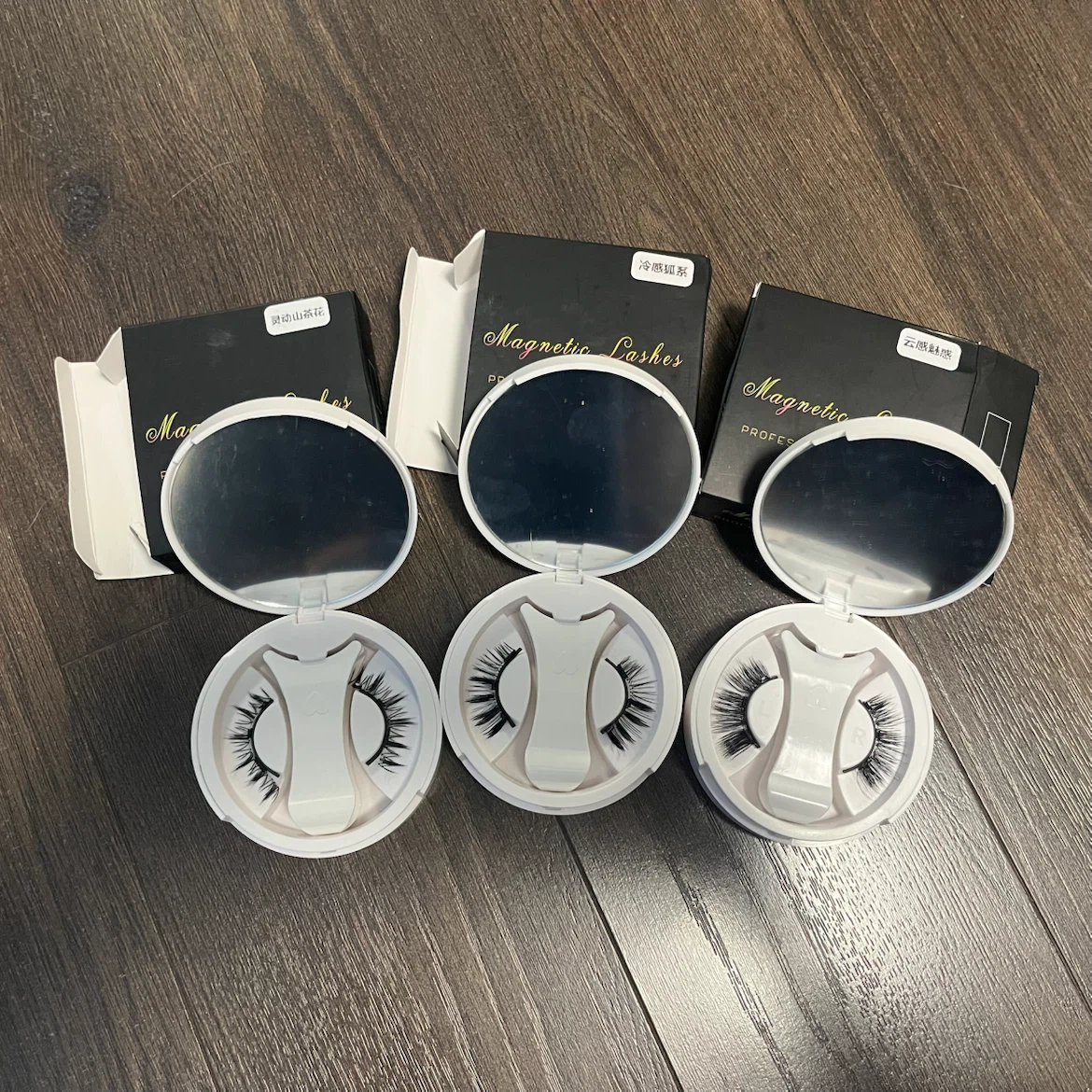 Magnetic Lashes with Clamp and Mirror