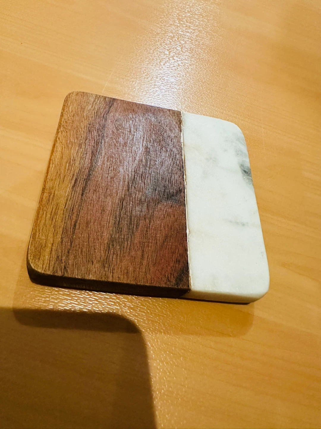 Wood and Marble Coaster - photo 2