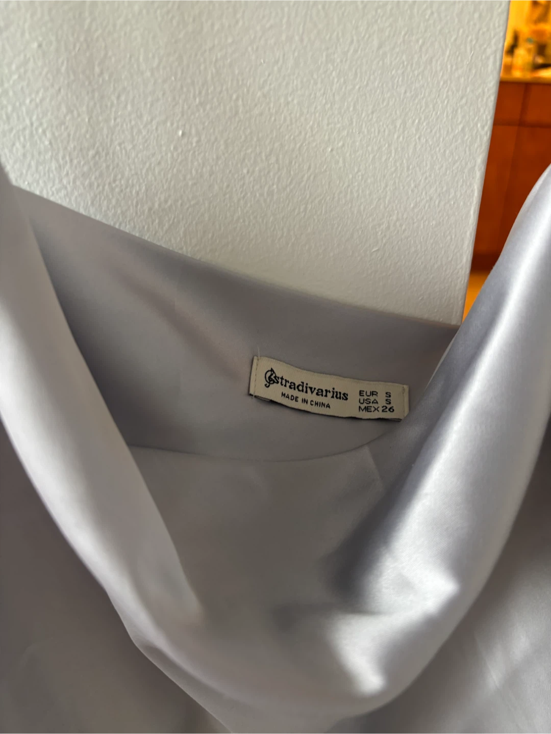 Silver satin Top - photo 3