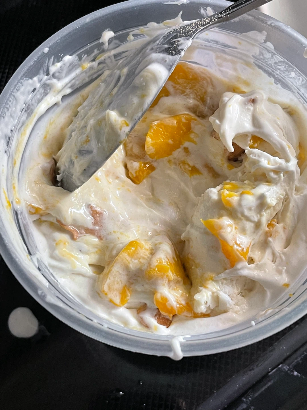 Mango Sticky Rice Ice Cream